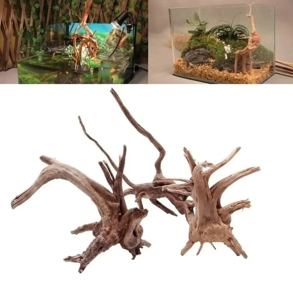 Marine Fish Tank - Dekoracja do akwarium z naturalnego drewna