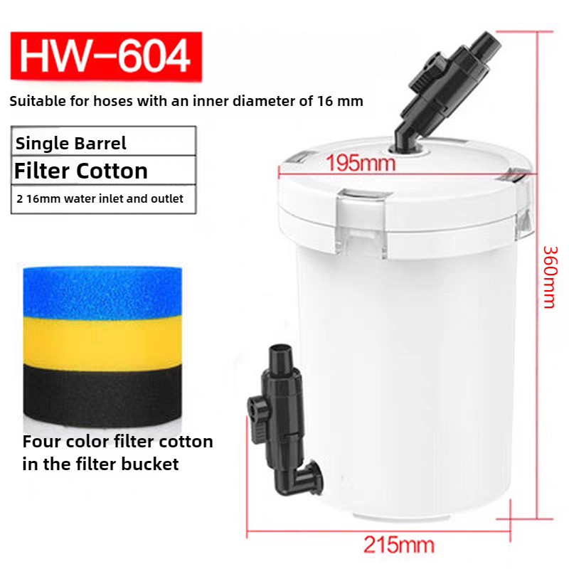 Reef Tank Filter - Filtr Akwariowy Typu Bucket HW-604, Cichy