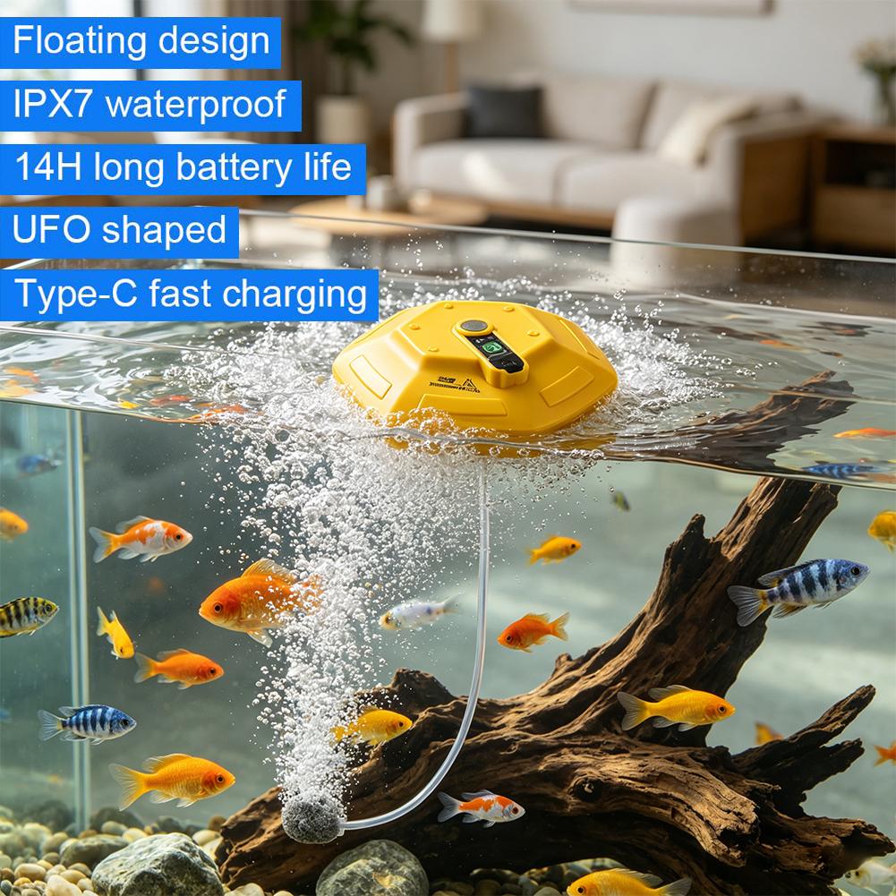 Przenośna Pływająca Pompa Tlen – Marine Fish Tank recenzja i cena
